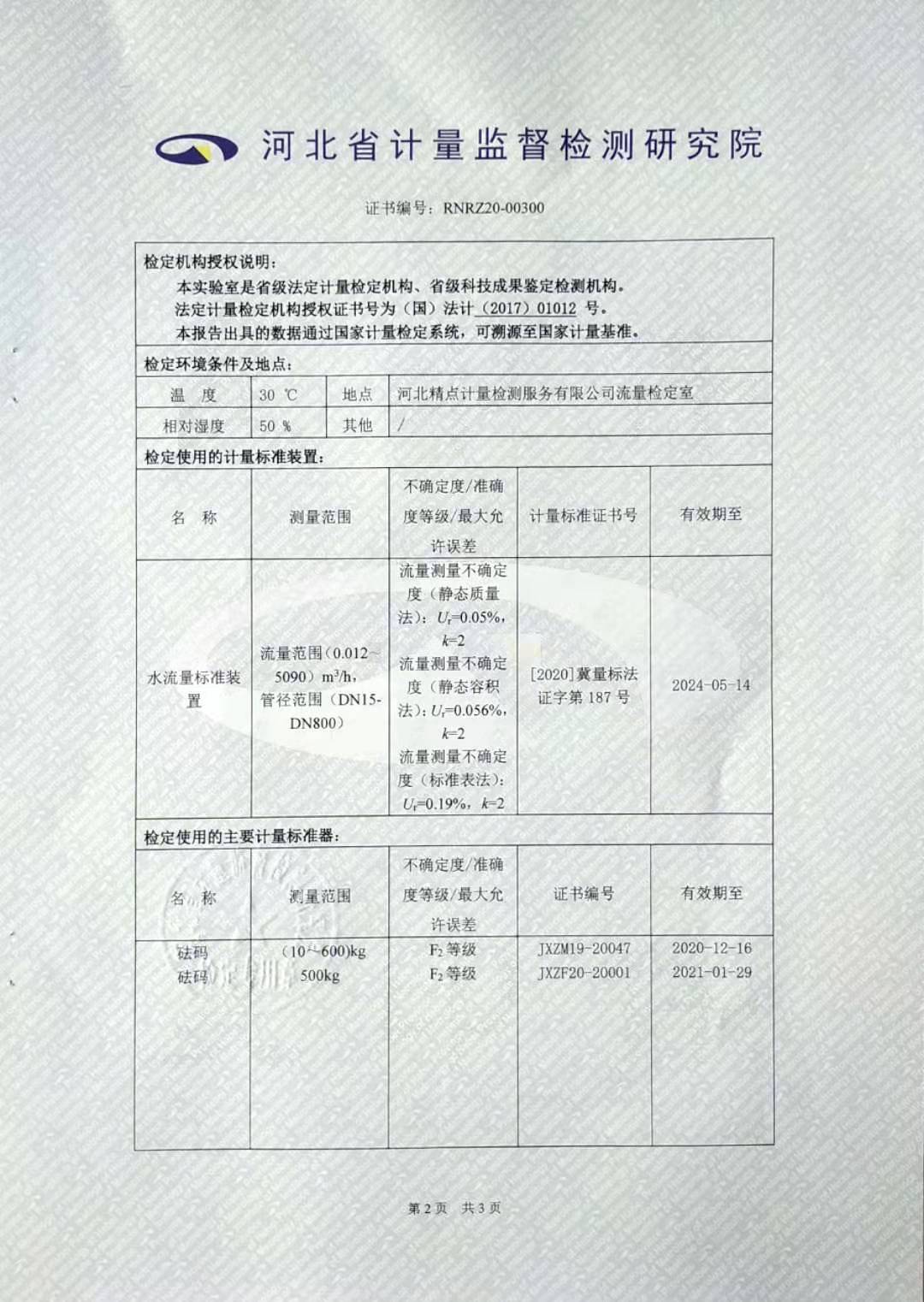 唐山精志儀器儀表有限公司公司資質(zhì)1